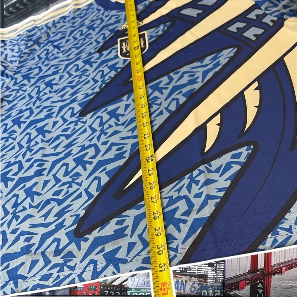 ⚽️NEW ADIDAS Spain FEF Goalkeeper Soccer Jersey Mens size LARGE Loose Fit⚽️ - Picture 2 of 7